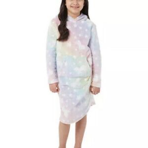 32 Degrees Heat Unicorn Pajama Glow In The Dark Girls Lounge Hoodie